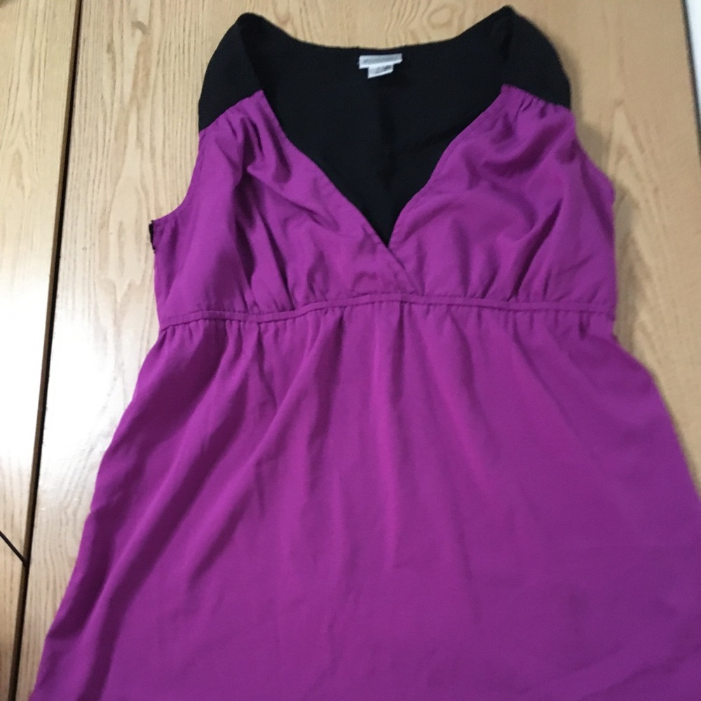 Free with Bundle only Womens Motherhood Purple Tank Top Blouse size Medium